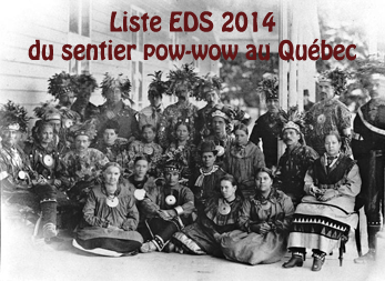 Liste EDS 2014 des pow-wow au Quebec